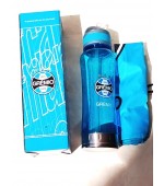 Garrafa Plástico e Inox Squeeze do Gremio 700ml com mochila saco